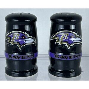 Baltimore Ravens Salt And Pepper Shakers NFL  Please Read Description